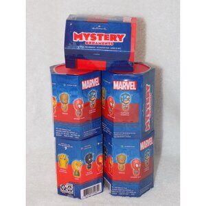Hallmark Mystery Christmas Ornament Marvel Blind Capsule, Lot of 5